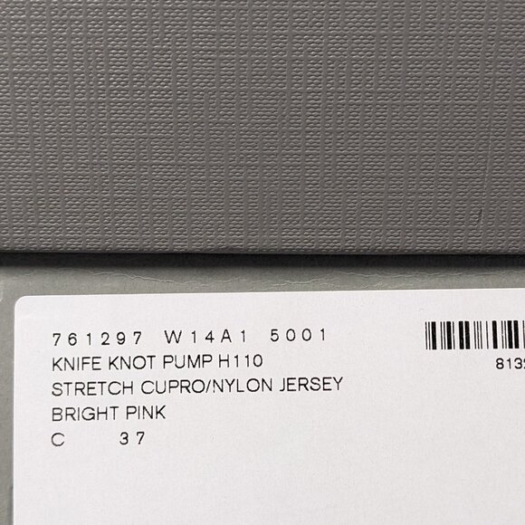 Balenciaga Knife Knot Pumps, Bright Pink, Women's 7 (EU 37) - Picture 10 of 10